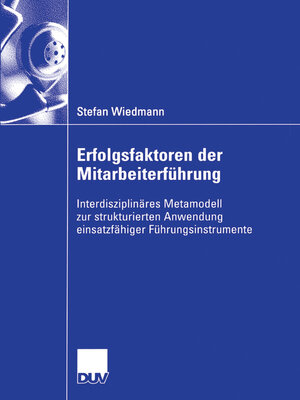 cover image of Erfolgsfaktoren der Mitarbeiterführung